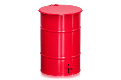 Abfallbehälter 30 l mit Fußpedal Rot