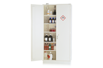 Feuerbeständiger Chemikalienschrank, 2100x1000x600mm inkl. 5 Fachböden