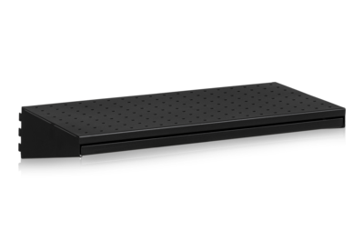 Schuhregal inklusive Tropfblech 600 mm Schwarz