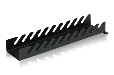 Schienenpaneel mit vertikaler Ringschlüsselleiste (10 Steckplätze)
