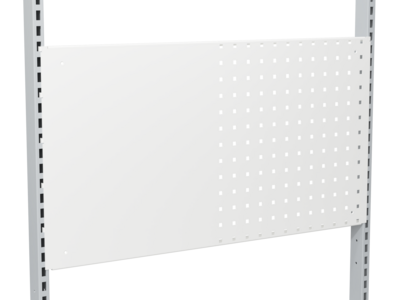 Whiteboard mit Lochrasterplatte 896x480 mm