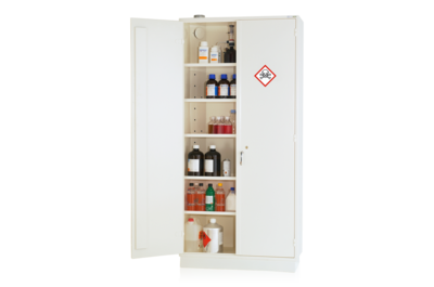 Feuerbeständiger Chemikalienschrank, 2100x1000x450mm inkl. 5 Fachböden