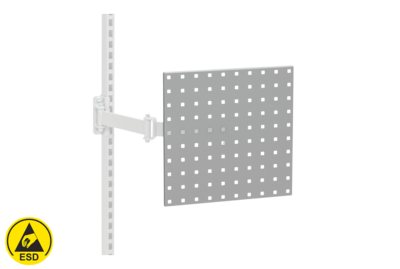 Lochrasterplatte für Schwenkarm 370x370 mm ESD