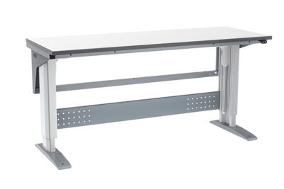 Arbeitstisch W400 1600x600 mm Grau Laminat