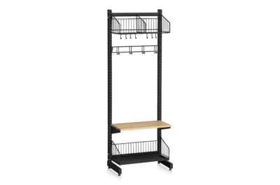 L-Ständer 600 mm Komplett 3 schwarz