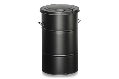 Abfallbehälter 115 l Schwarz