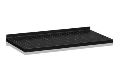 Regalboden, gelocht, Stahlblech 600x300 mm schwarz