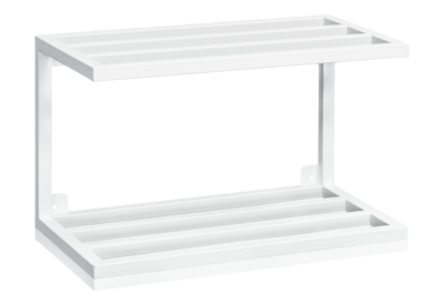 Hut-/Schuhregal 490 mm Weiß