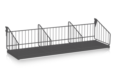 Schuhregal inklusive Abtropfblech 900 mm Grau