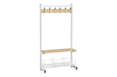 L-Ständer 900 mm komplett 1 weiß