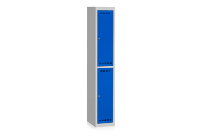 Garderobenschrank Grundelement 2-Türen Blau