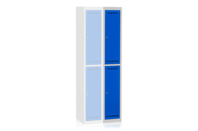 Garderobenschrank Anbauelement 2-Türen Blau