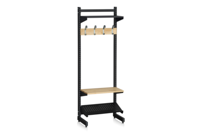 L-Ständer 600 mm Komplett 6 schwarz
