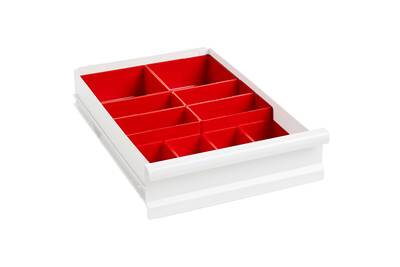 Schubladeneinteilung 455x300x100 mm Einsatzkästen Kombination 1