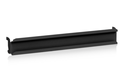 Rückenleiste 600 mm schwarz