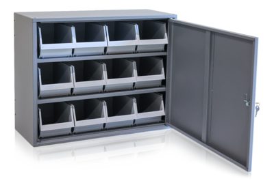 Schrank 12 m, inkl. 2 Regalboden 660x280x475 inkl. Sichtlagerkasten