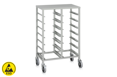 Behälterwagenständer für 14 Behälter ESD