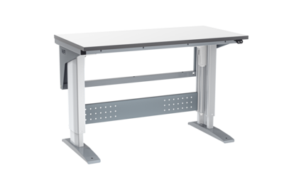 Arbeitstisch W400 1200x600 mm Grau Laminat