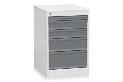 Schubladenblock 670 1x50 2x100 1x150 1x200 mm