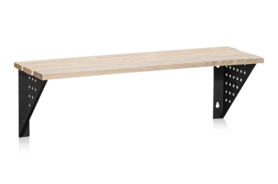 Umkleidebank für Wandmontage 1000 mm - Kiefernholz