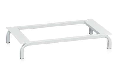 Untergestell für Garderobenschrank, B=900 mm, Grau