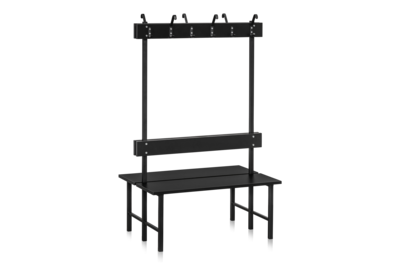 Bank Doppelteil 1000 mm Schwarz