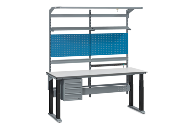 Arbeitstisch W280, 2000x800 mm Komplett B