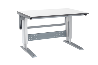 Arbeitstisch W400 1200x800 mm Grau Laminat