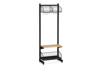 L-Ständer 600 mm Komplett 2 schwarz