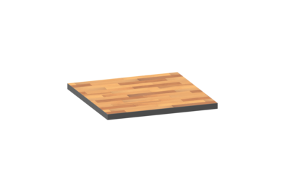 Tischplatte für Rolltisch, Eiche 800x800 mm