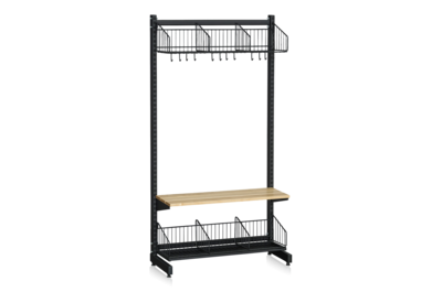 L-Ständer 900 mm Komplett 2 schwarz