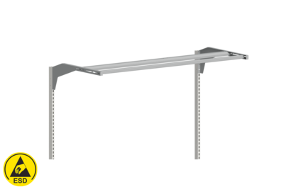 Aufbausatz mit Geräteschiene 670+900 mm ESD