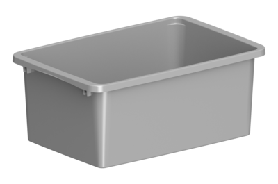 Aufbewahrungskiste 40L Grau