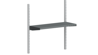 Packtischregal 900x360 mm - Grau