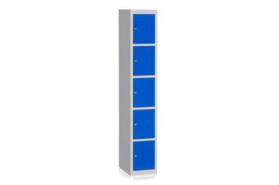 Garderobenschrank Grundelement 5-Türen Blau