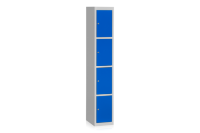 Garderobenschrank Grundelement 4-Türen Blau