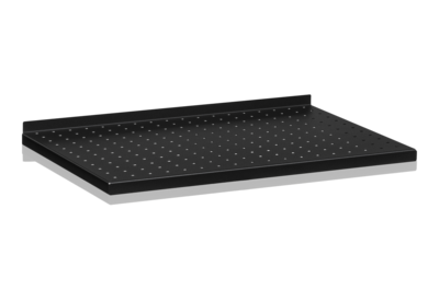 Regalboden, gelocht, Stahlblech 600x400 mm schwarz