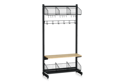 L-Ständer 900 mm Komplett 3 schwarz