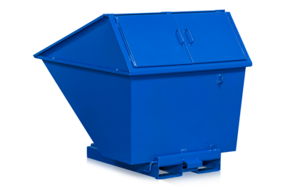 Kippbehälter 900 l inklusive Giebeldeckel (1100L)
