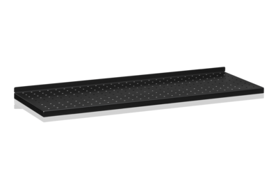 Regalboden, gelocht, Stahlblech 900x300 mm schwarz