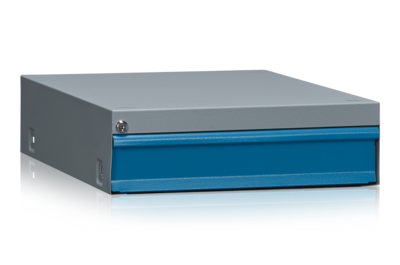 Schubladenblock 670 1x100 mm Grau/Blau
