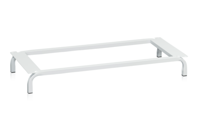 Untergestell für Garderobenschrank, B=1200 mm, Grau