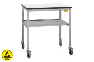 Arbeitstisch LD fahrbar 800x600 mm ESD