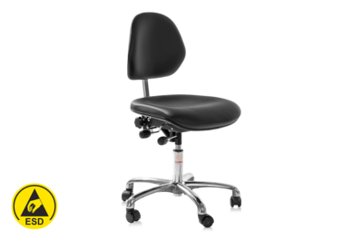 Arbeitsstuhl Active ESD Kunstleder niedrig