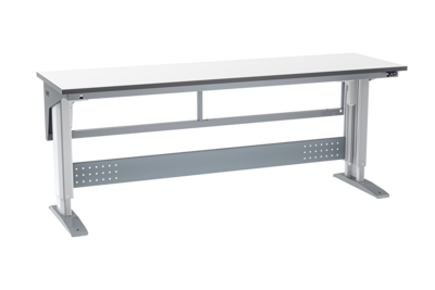 Arbeitstisch W300 2000x600 mm Grau Laminat