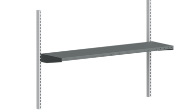 Packtischregal 1400x360 mm - Grau