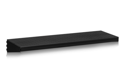 Schuhregal inklusive Tropfblech 900 mm Schwarz