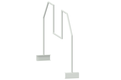 Regalteiler aus Metall 600x300 mm