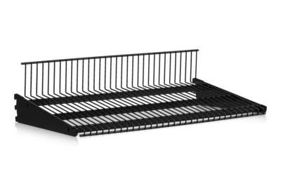 Drahtregalboden 600x400 mm schwarz