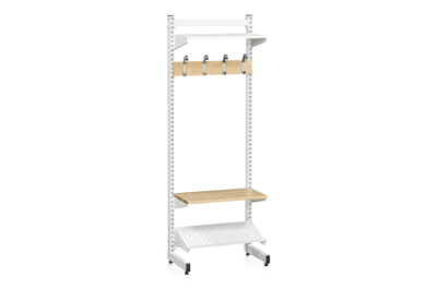 L-Ständer 600 mm komplett 6 weiß